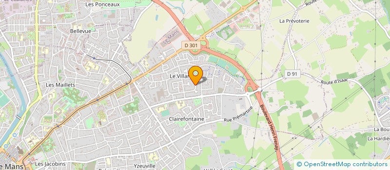 localisation de l'entreprise MONSIEUR LEON GERARD à LE MANS
