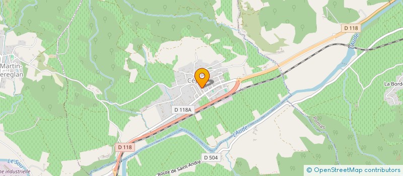 localisation de l'entreprise MONSIEUR LEON GIEULES  ST MARTIN DE VILLEREGLAN
