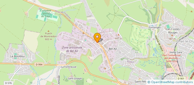 localisation de l'entreprise MONSIEUR LEON GODZIK  RODEZ