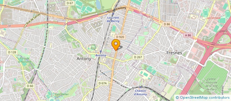 localisation de l'entreprise MONSIEUR LEON JANIN à ANTONY