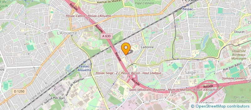 localisation de l'entreprise MONSIEUR LEON KOUASSI  PESSAC