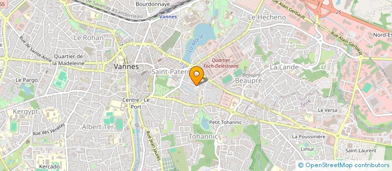 localisation de l'entreprise MONSIEUR LEON LAFFEACH à VANNES
