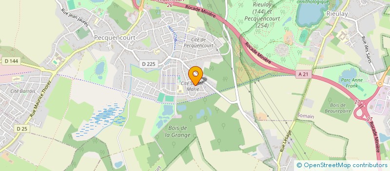 localisation de l'entreprise MONSIEUR LEON LANGEROT  PECQUENCOURT