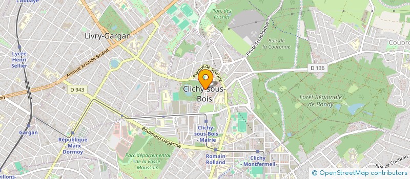 localisation de l'entreprise MONSIEUR LEON LAPORTE  CLICHY SOUS BOIS