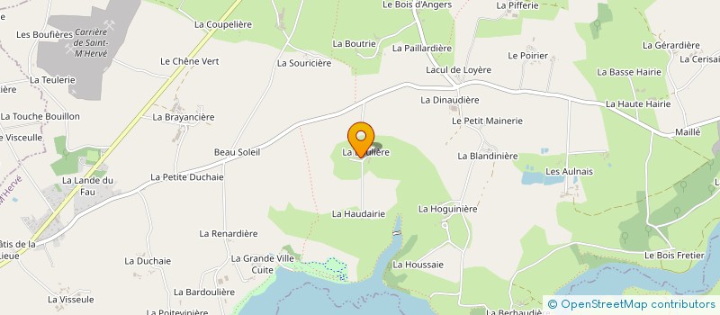 localisation de l'entreprise MONSIEUR LEON LECOQ  SAINT M'HERVE