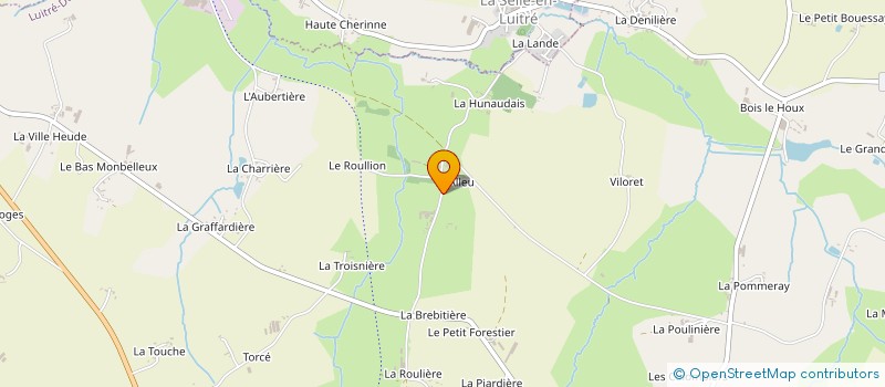 localisation de l'entreprise MONSIEUR LEON LEGUERINEL  LUITRE-DOMPIERRE