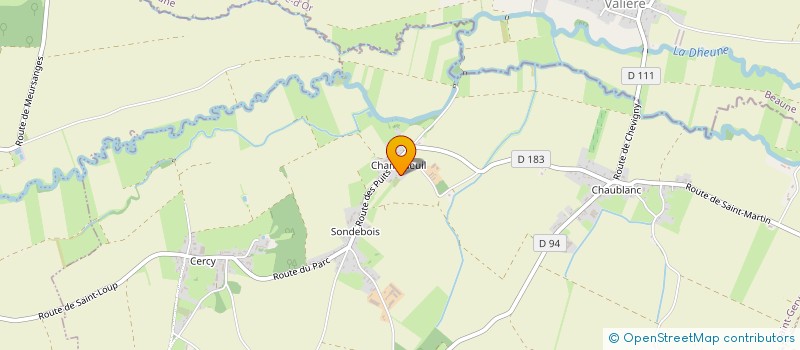 localisation de l'entreprise MONSIEUR LEON LEROY  ALLEREY-SUR-SAONE