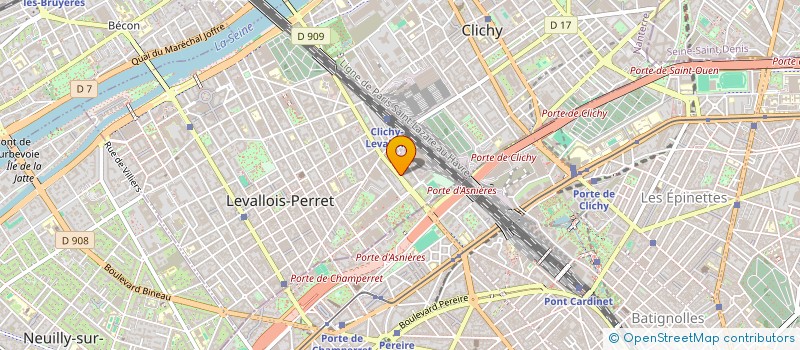 localisation de l'entreprise MONSIEUR LEON MANIN à LEVALLOIS-PERRET
