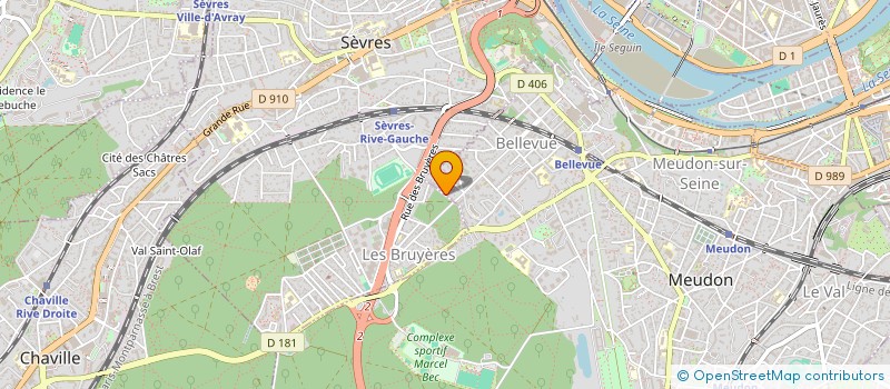 localisation de l'entreprise MONSIEUR LEON MARCUS  MEUDON