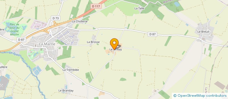 localisation de l'entreprise MONSIEUR LEON MICHAUD à LA MARNE