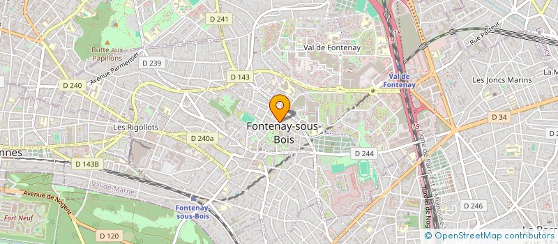 localisation de l'entreprise MONSIEUR LEON MORISSET à MONTREUIL