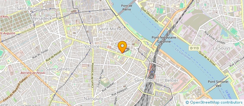 localisation de l'entreprise MONSIEUR LEON MORIVAL  BORDEAUX