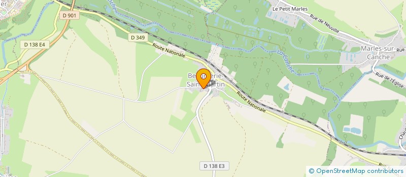 localisation de l'entreprise MONSIEUR LEON NANA  BEAUMERIE-SAINT-MARTIN