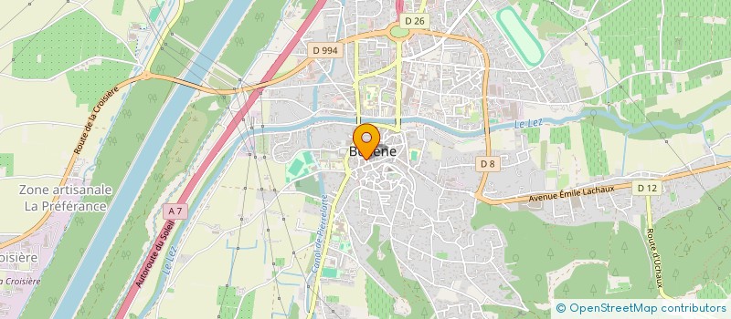 localisation de l'entreprise MONSIEUR LEON NERSESSIAN  BOLLENE