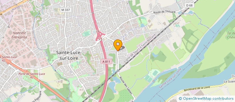 localisation de l'entreprise MONSIEUR LEON OHEIX à SAINTE-LUCE-SUR-LOIRE