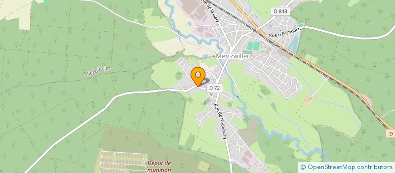 localisation de l'entreprise MONSIEUR LEON OHLMANN  MERTZWILLER