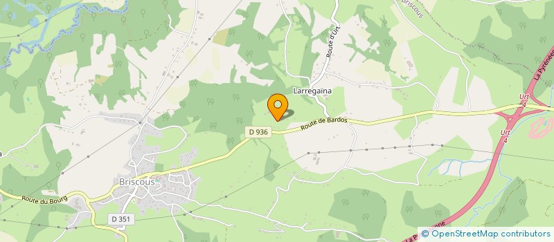 localisation de l'entreprise MONSIEUR LEON OYHENART  AYHERRE