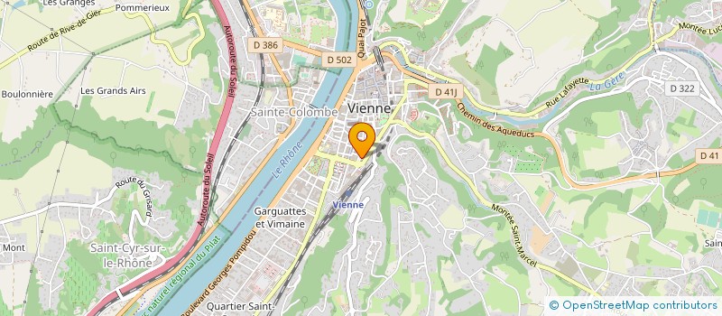 localisation de l'entreprise MONSIEUR LEON PAILLARET à VIENNE