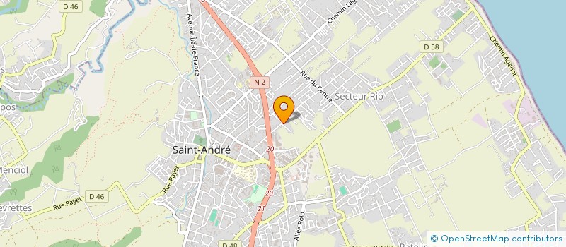 localisation de l'entreprise MONSIEUR LEON PARVEDY à SAINT-ANDRE