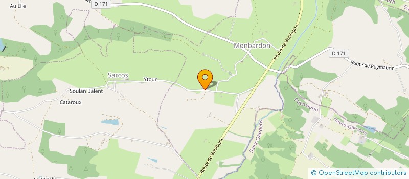 localisation de l'entreprise MONSIEUR LEON PASCAL PRONK  GAUJAN