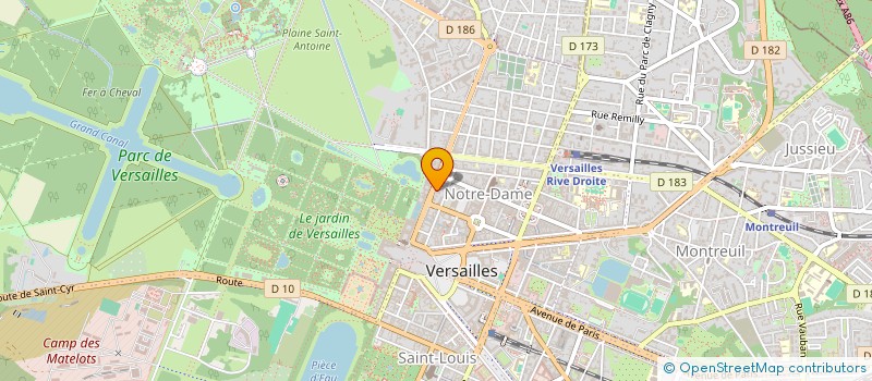 localisation de l'entreprise MONSIEUR LEON POUILLARD à VERSAILLES