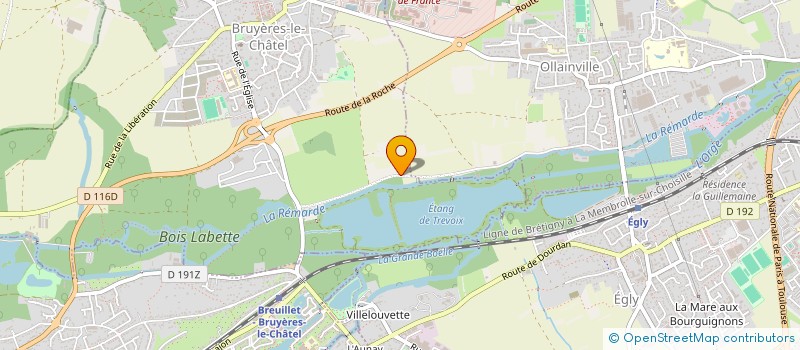 localisation de l'entreprise MONSIEUR LEON REINHARD  BRUYERES-LE-CHATEL