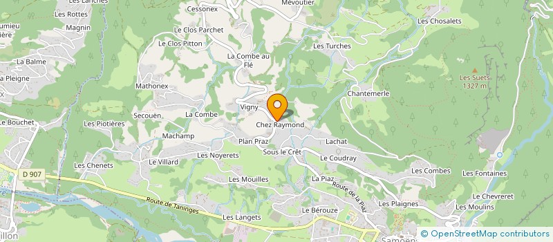 localisation de l'entreprise MONSIEUR LEON RIONDEL à SAMOENS