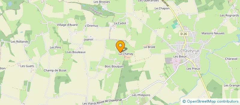 localisation de l'entreprise MONSIEUR LEON ROBIN à CHANOZ-CHATENAY