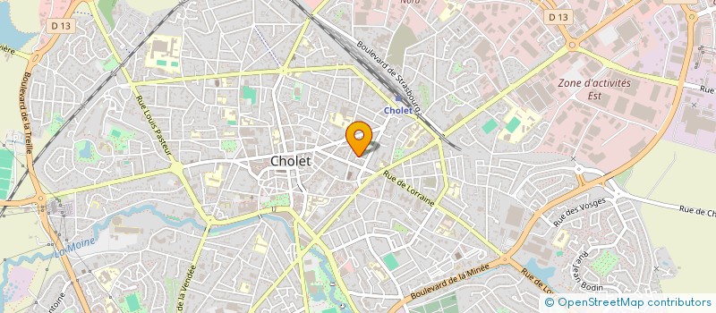 localisation de l'entreprise MONSIEUR LEON ROUSSELOT à CHOLET