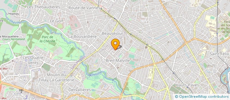 localisation de l'entreprise MONSIEUR LEON ROUZEAU à NANTES