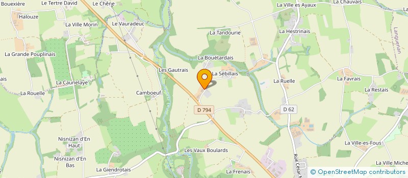 localisation de l'entreprise MONSIEUR LEON SORGNIARD  CORSEUL