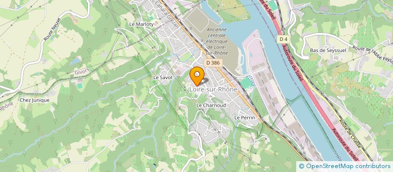 localisation de l'entreprise MONSIEUR LEON TABOURY  LOIRE-SUR-RHONE