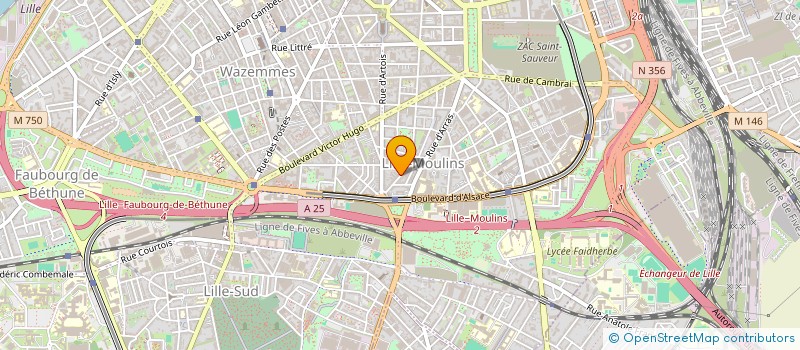 localisation de l'entreprise MONSIEUR LEON TREINS à LILLE