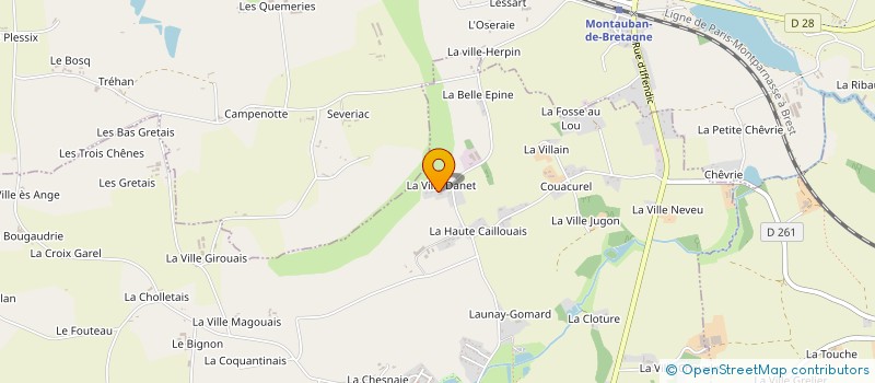 localisation de l'entreprise MONSIEUR LEON TRUBERT à BOISGERVILLY