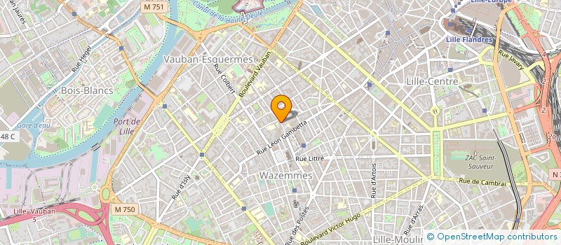 localisation de l'entreprise MONSIEUR LEON VANHERSECKE à LILLE