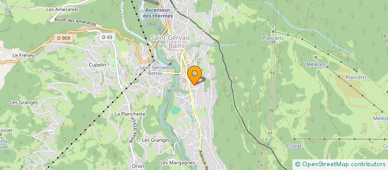 localisation de l'entreprise MONSIEUR LEON VESIN à SAINT-GERVAIS-LES-BAINS