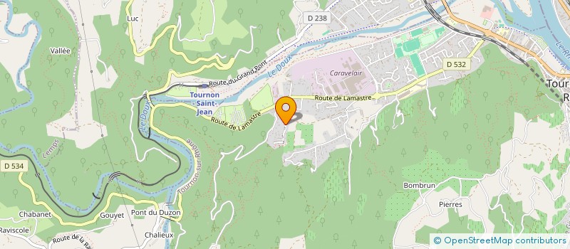 localisation de l'entreprise MONSIEUR LEON VOYARD à TOURNON-SUR-RHONE