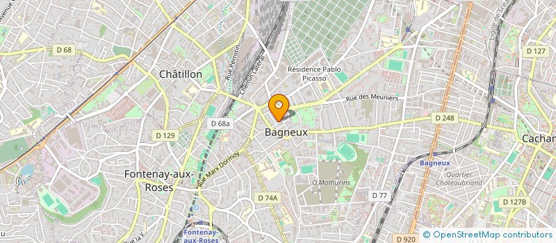 localisation de l'entreprise MONSIEUR LEON YANG à BAGNEUX