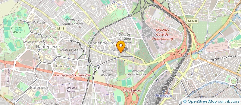 localisation de l'entreprise MONSIEUR LEONARD BERARDI à STRASBOURG