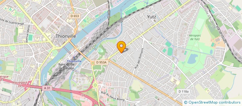 localisation de l'entreprise MONSIEUR LEONARD BERTIPAGLIA  YUTZ