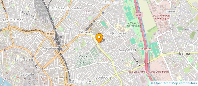 localisation de l'entreprise MONSIEUR LEONARD BERTOS à TOULOUSE