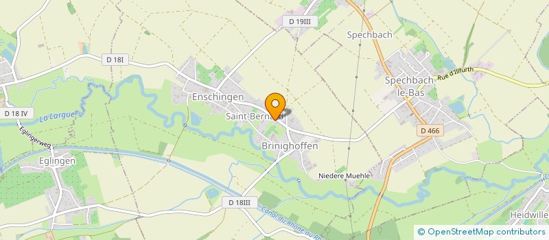 localisation de l'entreprise MONSIEUR LEONARD BIBLER  EGLINGEN