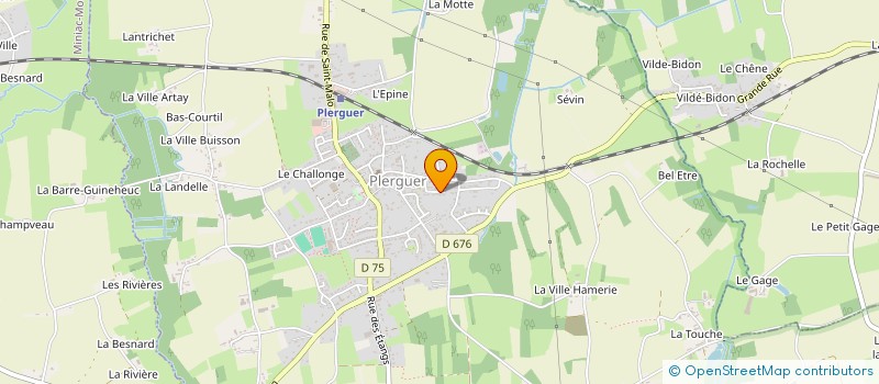 localisation de l'entreprise MONSIEUR LEONARD BLANVILLAIN  PLERGUER