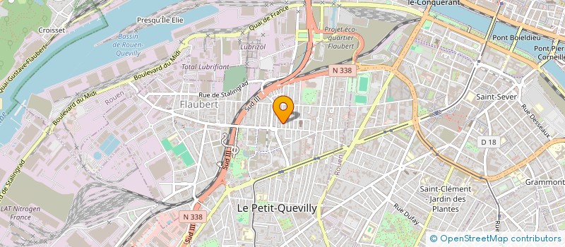 localisation de l'entreprise MONSIEUR LEONARD BOGATU  LE PETIT-QUEVILLY