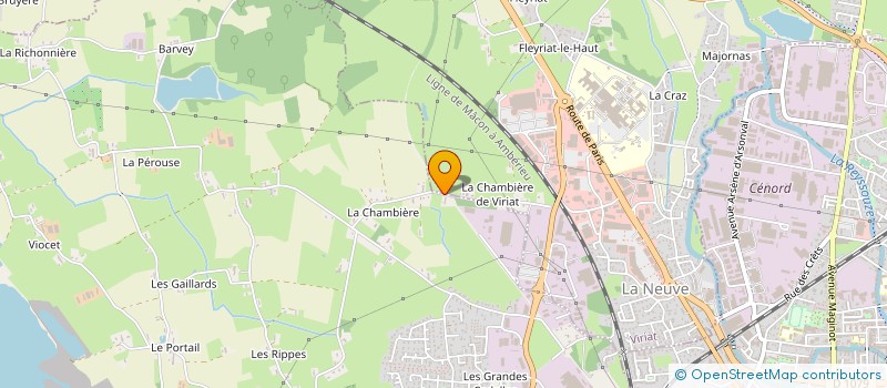 localisation de l'entreprise MONSIEUR LEONARD BONAZ  SAINT-DENIS-LES-BOURG