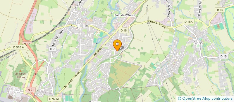 localisation de l'entreprise MONSIEUR LEONARD CALVO  JUILLAN