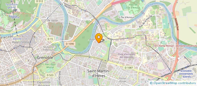 localisation de l'entreprise MONSIEUR LEONARD CARNICELLA  SAINT-MARTIN-D'HERES