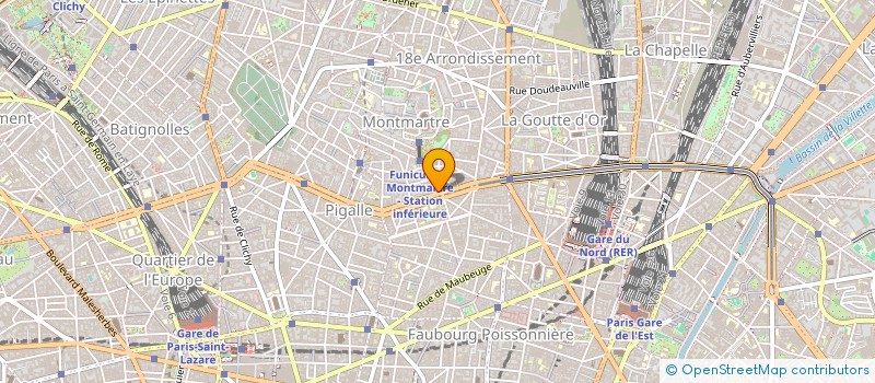 localisation de l'entreprise MONSIEUR LEONARD CHABREDIER  PARIS 18