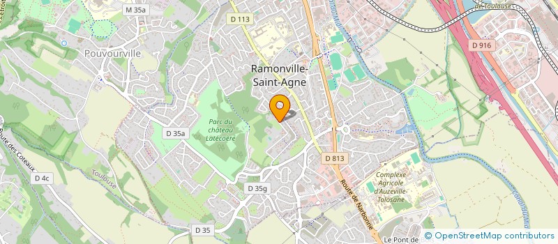 localisation de l'entreprise MONSIEUR LEONARD COLIN  RAMONVILLE-SAINT-AGNE