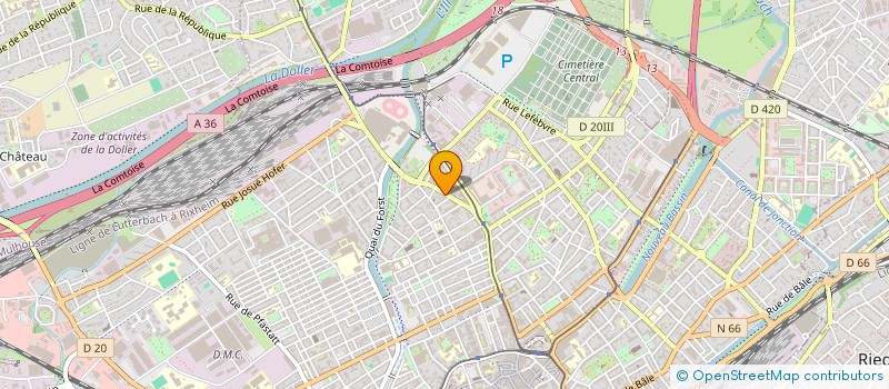 localisation de l'entreprise MONSIEUR LEONARD CUTITARU  MULHOUSE